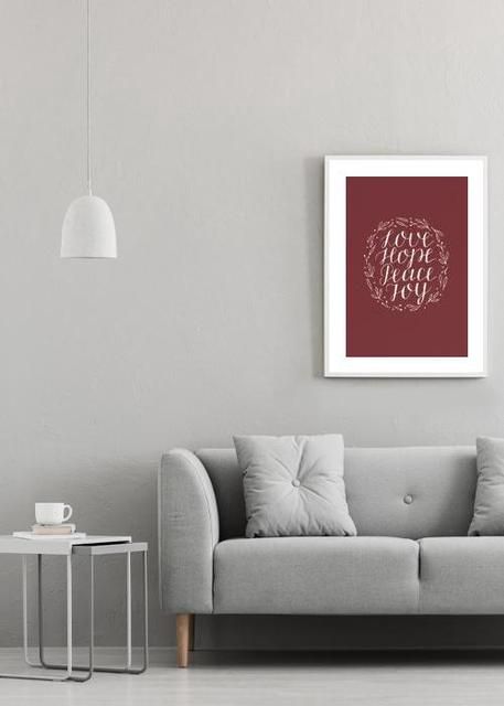 Love hope peace joy red Environment