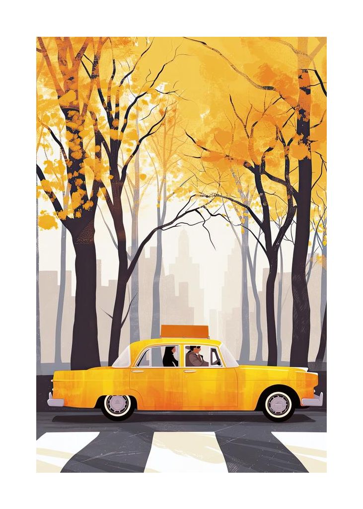 New York City Watercolor Digital Painting 6