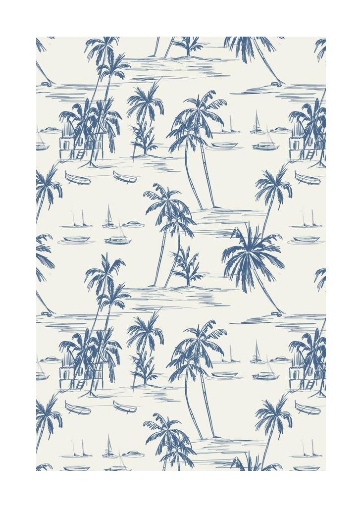 Blue Beach Pattern