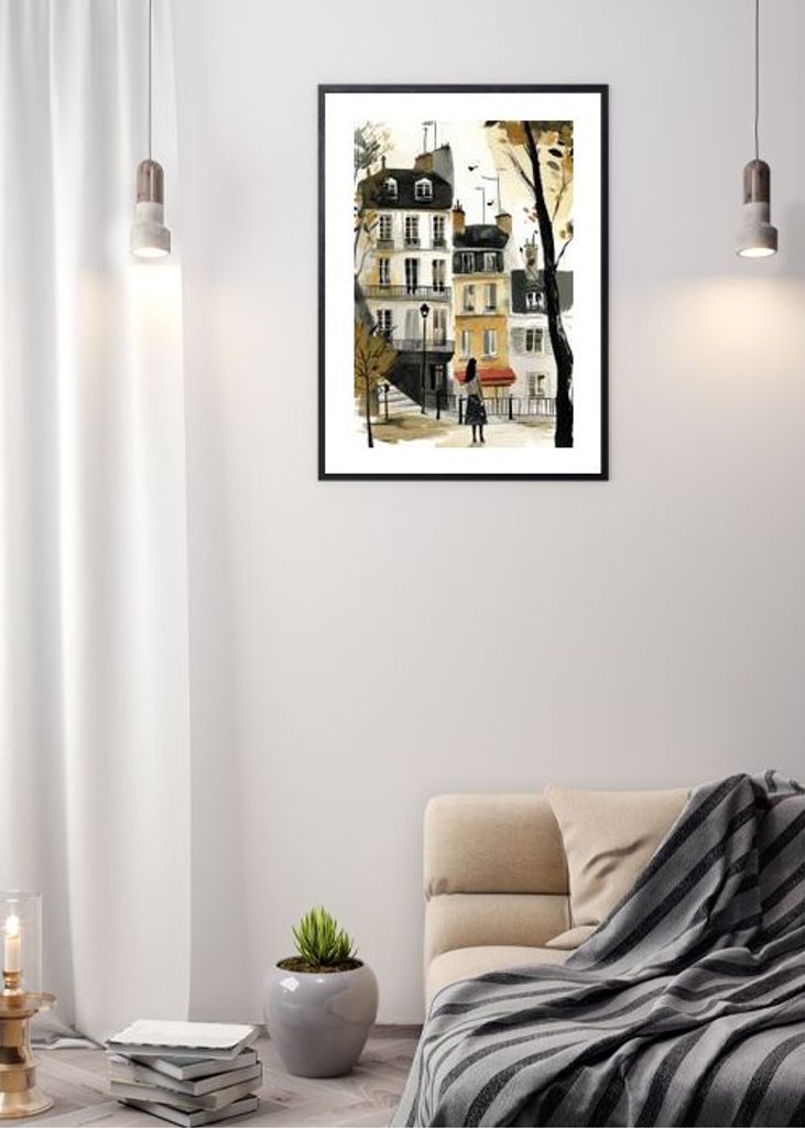Paris Watercolor Digital Painting 2