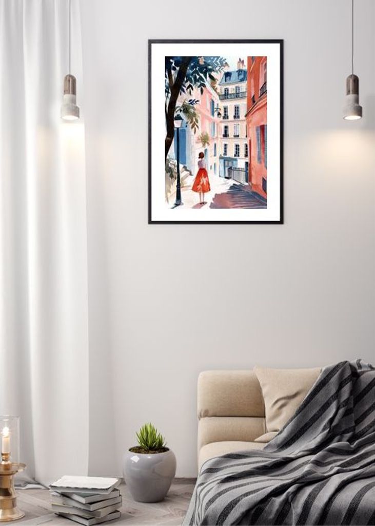 Paris Watercolor Digital Painting 3