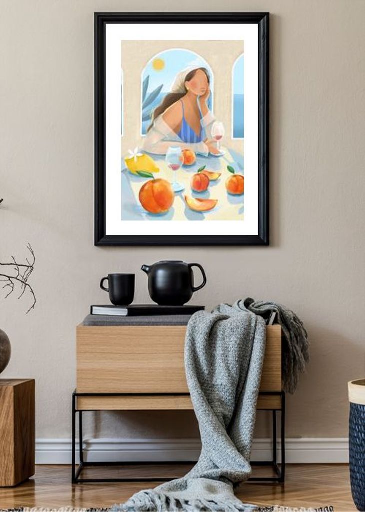 Girl With Peaches