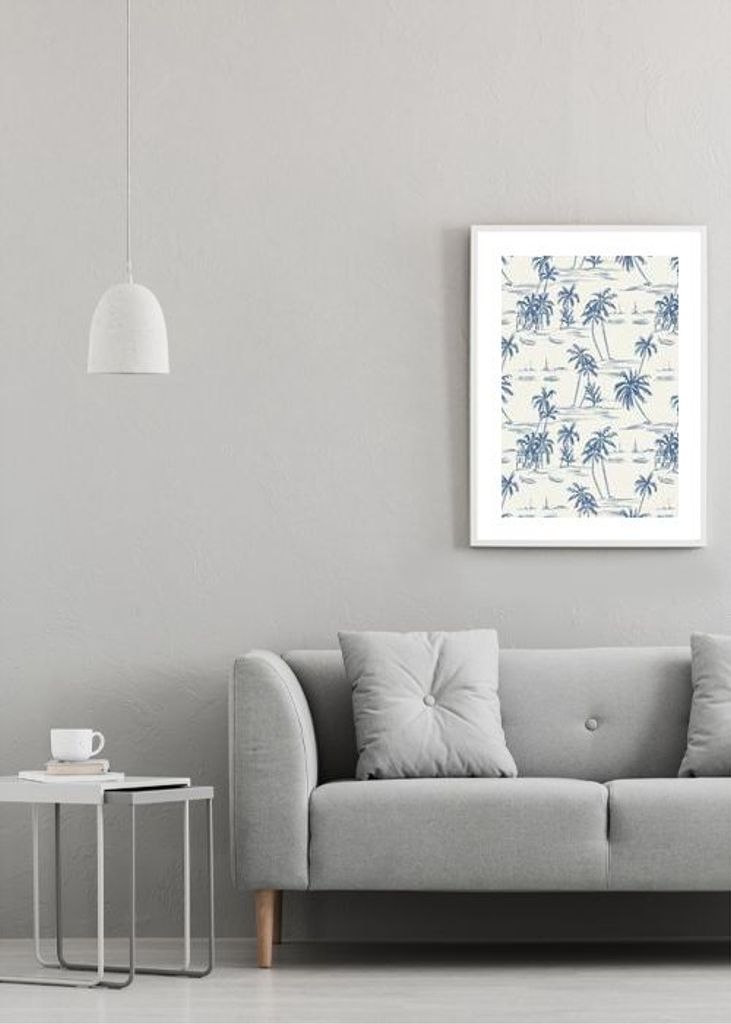Blue Beach Pattern