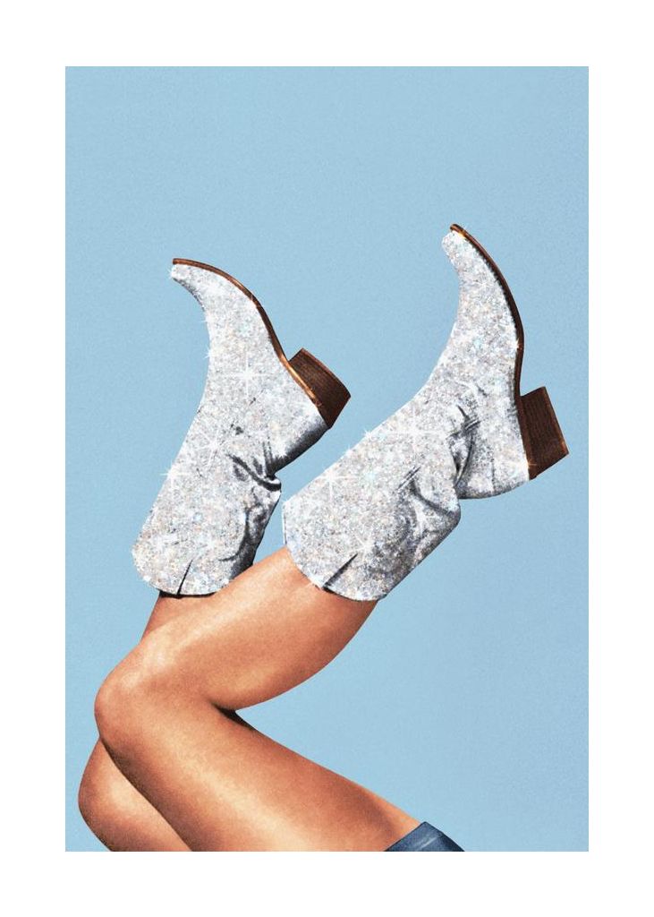 These Boots Glitter Blue Ii
