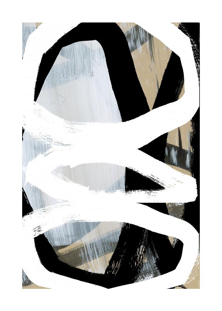 Bold Black On White No3