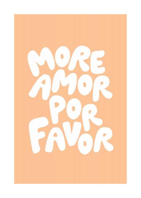 More Amor Por Favor Pantone Peach Fuzz Pictufy Collection