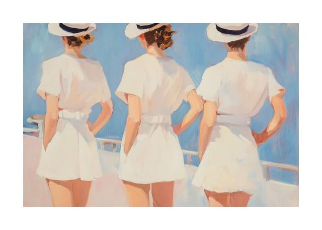 Retro Three Sailors
