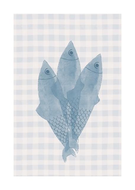 Three Blue Fish