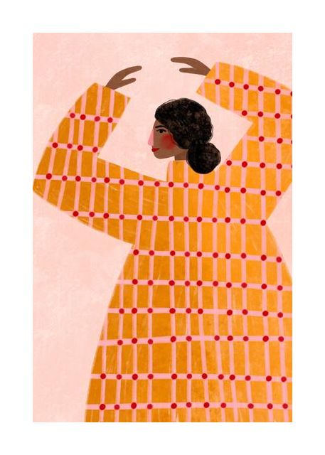 The Woman With The Checked Dress