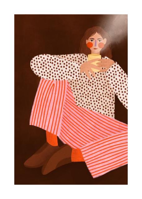 Woman With The Cup Of Tea