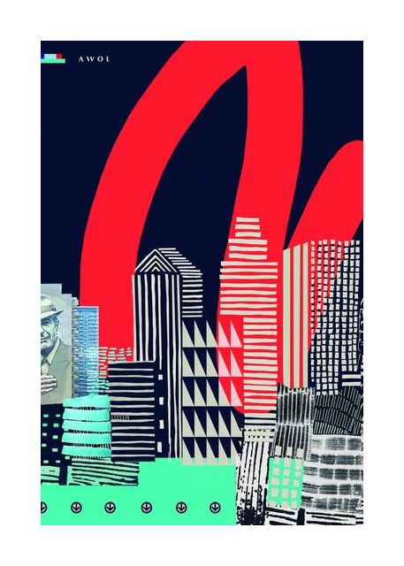 Urban Skyline Art Montreal City Graphic Wall Poster